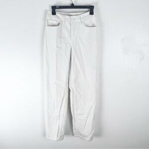 GOOD AMERICAN White High Rise Good Legs Straight Jeans Size 25
